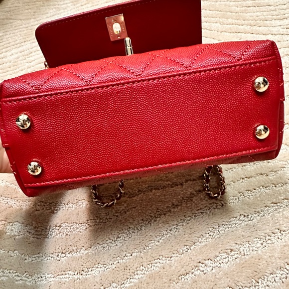 Chanel Coco Handle Extra Mini Red Caviar - Picture 9 of 11